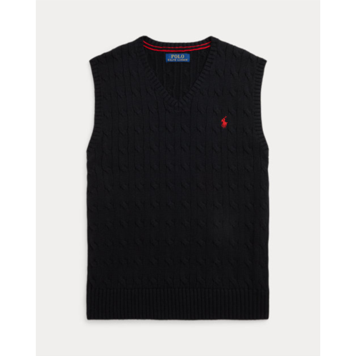 Polo Ralph Lauren Cable-Knit Cotton Sweater Vest