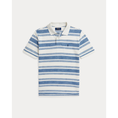 Polo Ralph Lauren Striped Cotton Mesh Polo Shirt