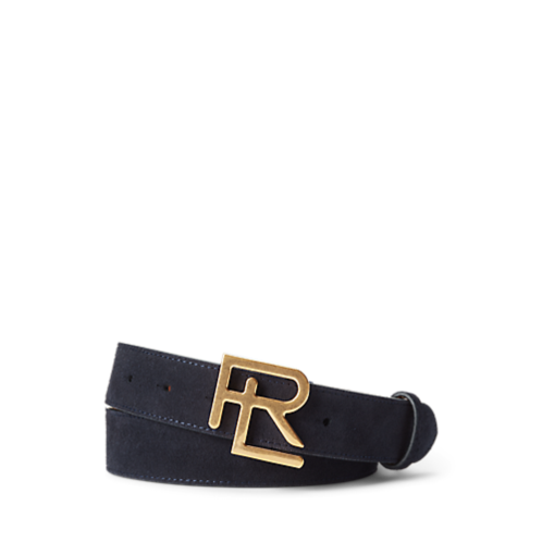 Polo Ralph Lauren RL-Buckle Calf-Suede Belt