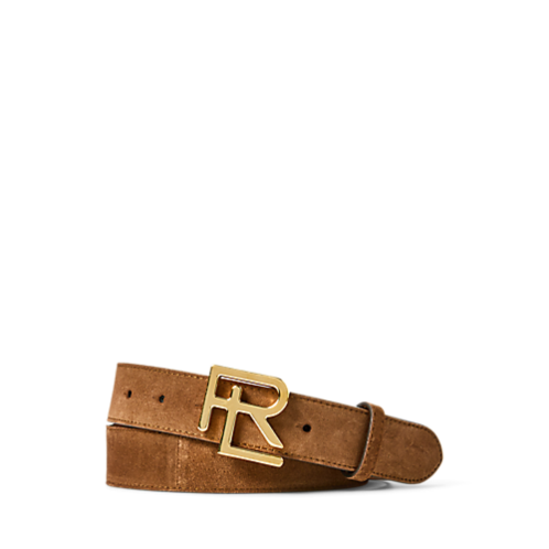 Polo Ralph Lauren RL-Buckle Calf-Suede Belt