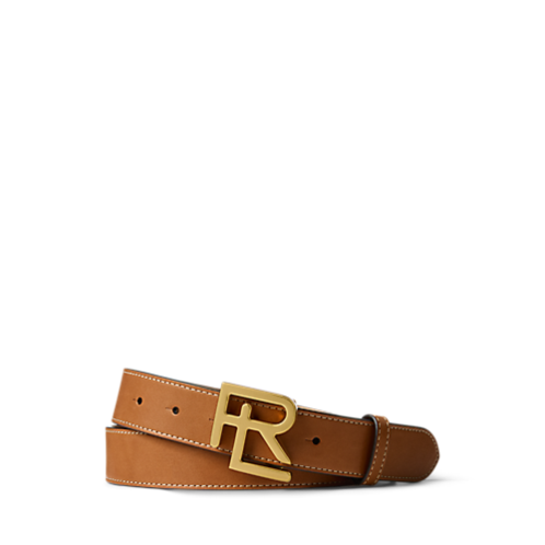 Purple Label RL-Buckle Calfskin Belt