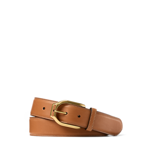 Polo Ralph Lauren Welington Stirrup-Buckle Calfskin Belt