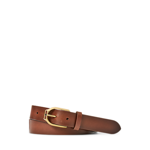 Polo Ralph Lauren Welington Stirrup-Buckle Leather Belt