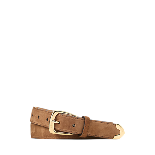 Polo Ralph Lauren Western Calf-Suede Belt