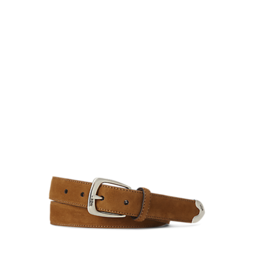 Polo Ralph Lauren Western Calf-Suede Belt