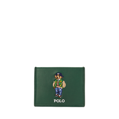 Polo Ralph Lauren Polo Bear Leather Card Case