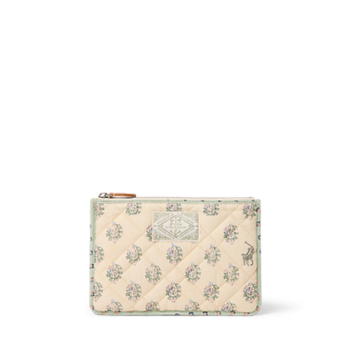 Polo Ralph Lauren Floral Quilted Cotton Small Pouch