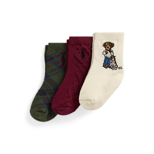 Polo Ralph Lauren Polo Bear Crew Sock 3-Pack