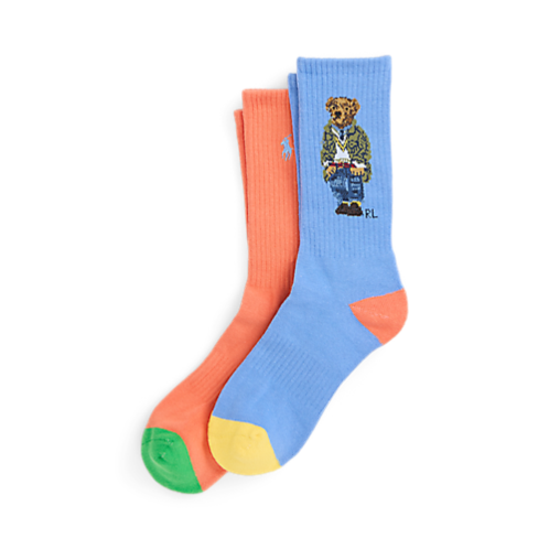 Polo Ralph Lauren Polo Bear Cotton-Blend Crew Sock 2-Pack