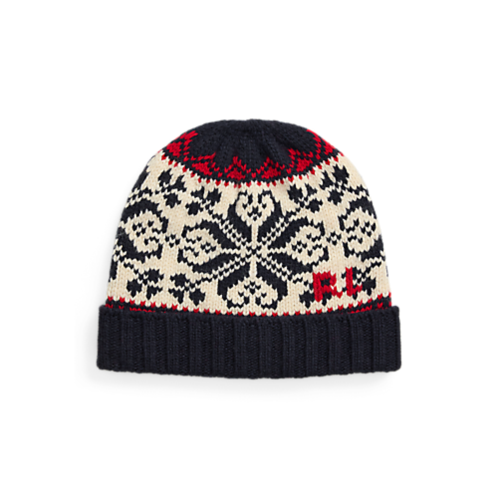 Polo Ralph Lauren Patterned Wool-Cashmere Beanie