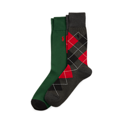 Polo Ralph Lauren Argyle Trouser Sock 2-Pack