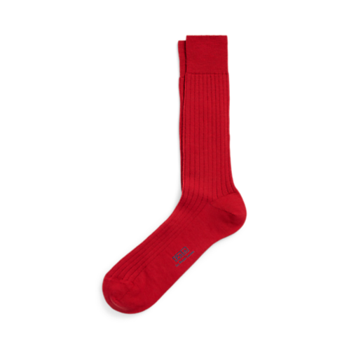 Polo Ralph Lauren Ribbed Merino Wool-Blend Dress Socks