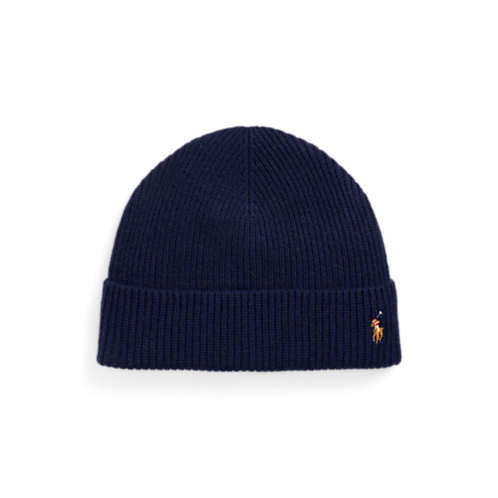 Polo Ralph Lauren Rib-Knit Wool-Cashmere Beanie