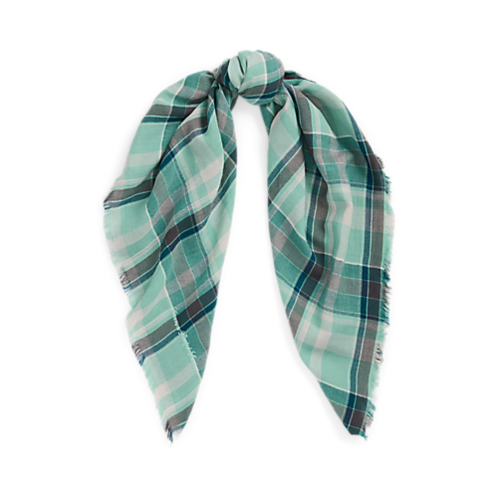 Polo Ralph Lauren Plaid Cotton Square Scarf