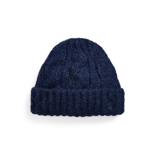 Polo Ralph Lauren Cable-Knit Wool-Blend Beanie