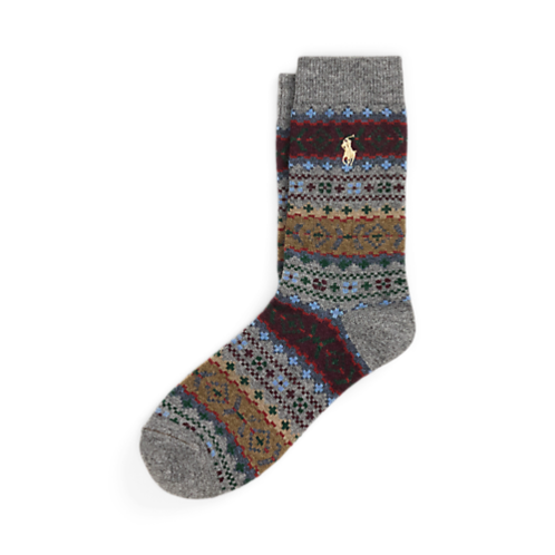 Polo Ralph Lauren Fair Isle Wool-Blend Trouser Socks