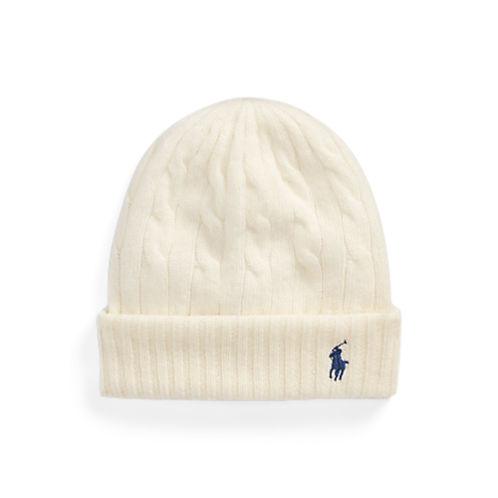 Polo Ralph Lauren Cable-Knit Wool-Cashmere Beanie