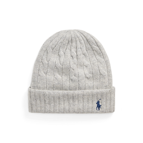 Polo Ralph Lauren Cable-Knit Wool-Cashmere Beanie