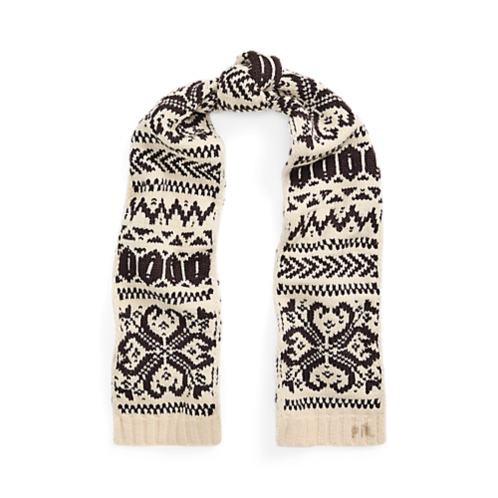 Polo Ralph Lauren Wool Snowflake Scarf