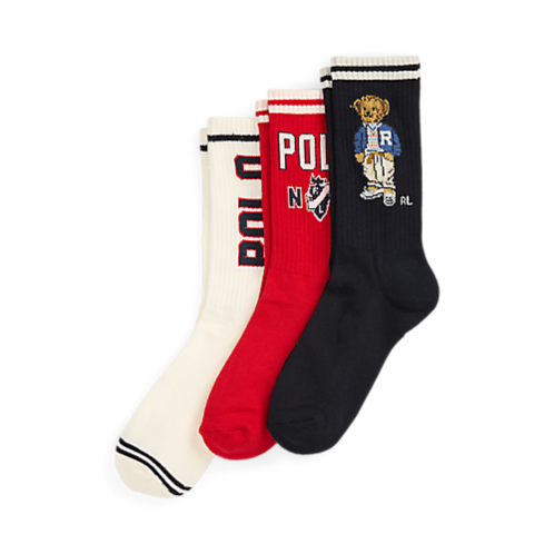 Polo Ralph Lauren Polo Bear Crew Sock 3-Pack