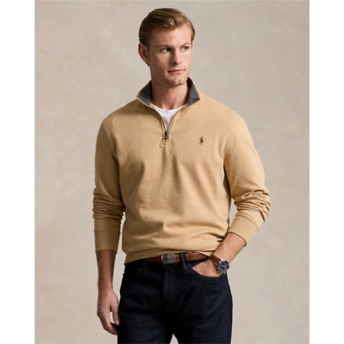 Polo Ralph Lauren Luxury Jersey Quarter-Zip Pullover