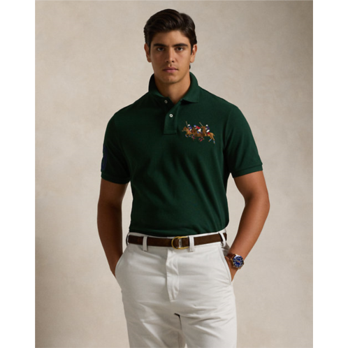 Polo Ralph Lauren Classic Fit Triple-Pony Mesh Polo Shirt