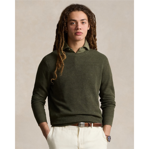 Polo Ralph Lauren Textured Linen Crewneck Sweater