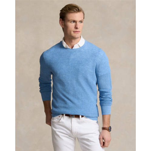 Polo Ralph Lauren Textured Linen Crewneck Sweater