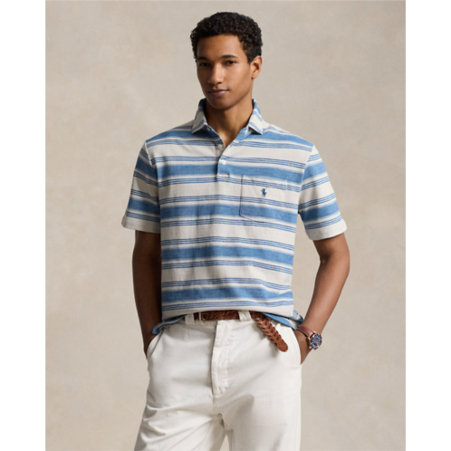 Polo Ralph Lauren Classic Fit Striped Mesh Polo Shirt