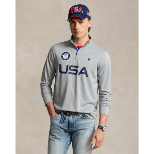 Polo Ralph Lauren Team USA Micro-Dot Mesh Pullover