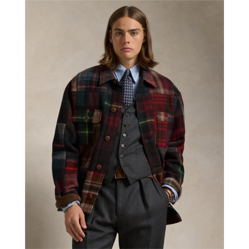 Polo Ralph Lauren Plaid Patchwork Wool Jacket