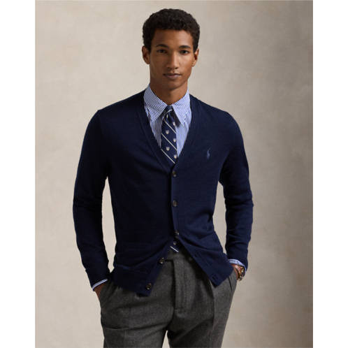 Polo Ralph Lauren Slim Fit Washable Wool V-Neck Cardigan