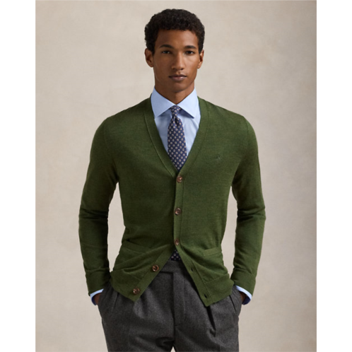 Polo Ralph Lauren Slim Fit Washable Wool V-Neck Cardigan