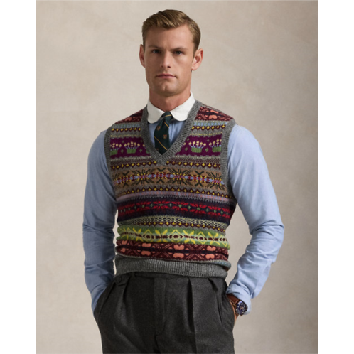 Polo Ralph Lauren Fair Isle Wool Sweater Vest