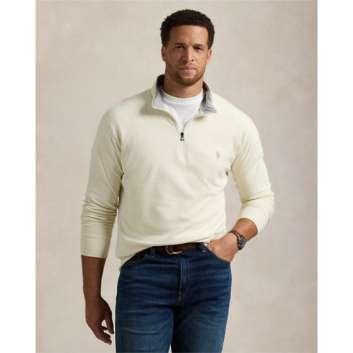 Polo Ralph Lauren Luxury Jersey Quarter-Zip Pullover