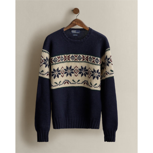 POLO Ralph Lauren Vintage 1988 Hand-Knit Wool Sweater - Size L