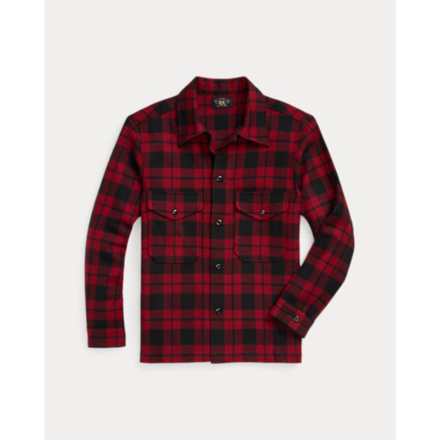 RRL Plaid Wool Twill Overshirt