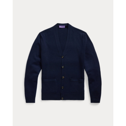 Purple Label Cashmere V-Neck Cardigan