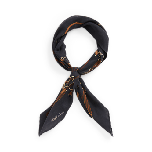 Purple Label Equestrian Cashmere-Silk Neckerchief