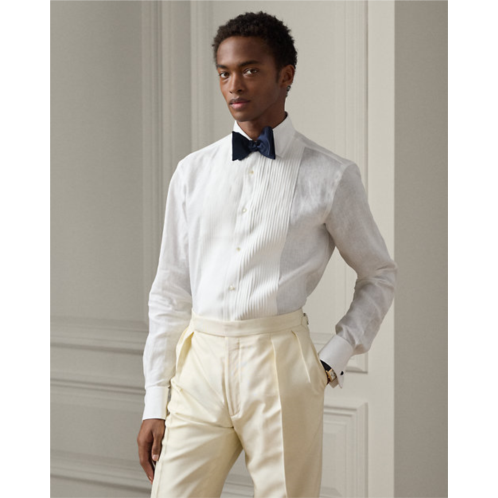 Polo Ralph Lauren Linen French Cuff Tuxedo Shirt