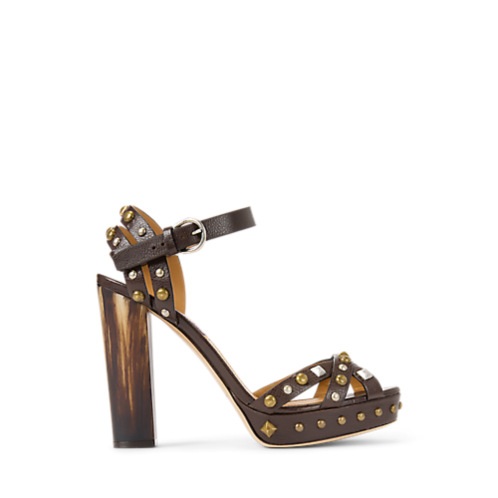 Polo Ralph Lauren Everet Tumbled Vachetta Platform Sandal