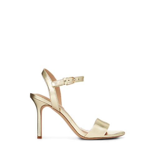 Polo Ralph Lauren Gwen Metallic Leather Sandal