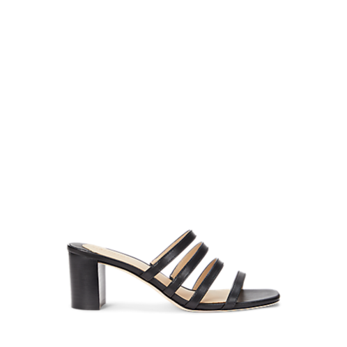 Polo Ralph Lauren Kimmie Burnished Leather Sandal