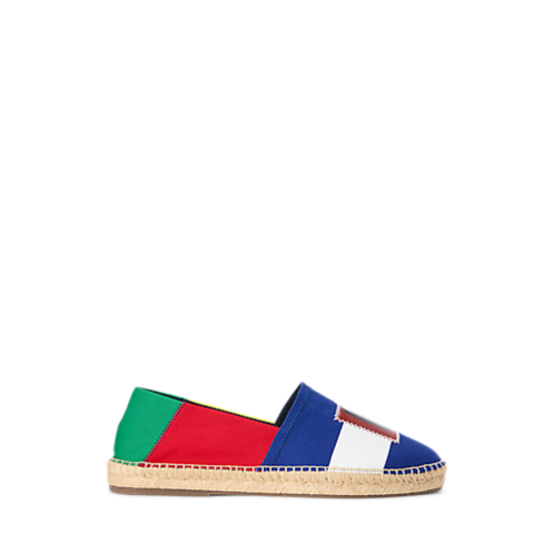 Polo Ralph Lauren Cevio Color-Blocked Canvas Espadrille