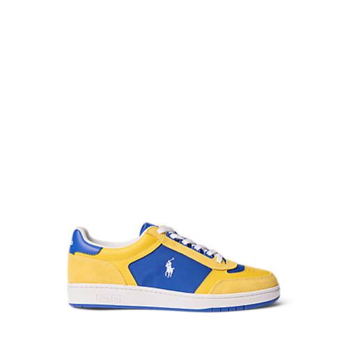 Polo Ralph Lauren Court Sport Leather-Suede Sneaker