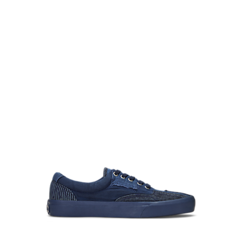 Polo Ralph Lauren Keaton Indigo Patchwork Sneaker