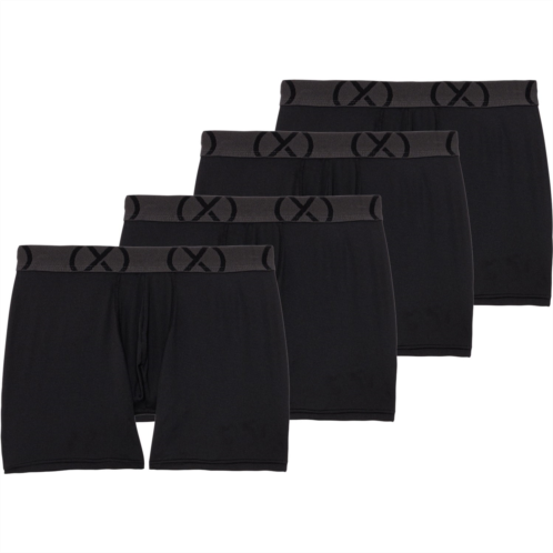 2XIST X Basics Sport Mesh Boxer Briefs - 4-Pack, 6”