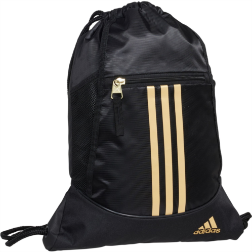 Adidas Alliance II Sackpack - Black-Gold Metallic