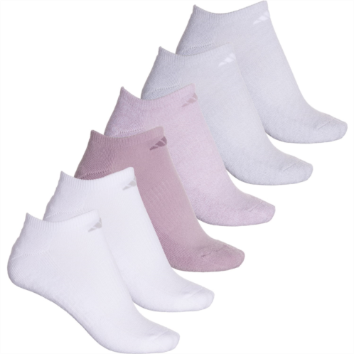 Adidas Athletic Cushioned No-Show Socks - 6-Pack, Below the Ankle (For Women)