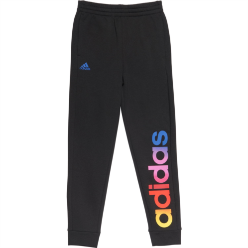 Adidas Big Boys Fleece Linear Joggers